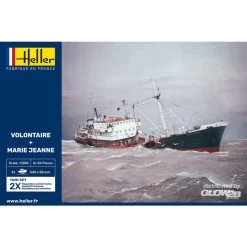 Heller VOLONTAIRE MARIE + MARIE JEANNE Twin Set Model Kit 10 Heller VOLONTAIRE MARIE + MARIE JEANNE Twin Set Model Kit -Professional Model Toy Store heller 1000856040 volontaire marie marie jeanne twin set 2