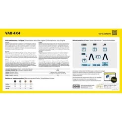 Heller Vab 4 X 4 Model Kit -Professional Model Toy Store heller he79898 vab 4 x 4 3