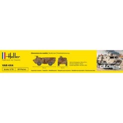 Heller Vab 4 X 4 Model Kit -Professional Model Toy Store heller he79898 vab 4 x 4 4