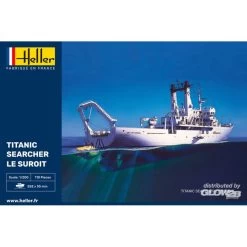 Heller STARTER KIT 1:200 Le Suroit. (the Search Vessel That Found The Titanic) Model Kit -Professional Model Toy Store heller he80615 starter kit 1 200 le suroit the search vessel that fo 2