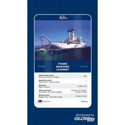 Heller STARTER KIT 1:200 Le Suroit. (the Search Vessel That Found The Titanic) Model Kit -Professional Model Toy Store heller he80615 starter kit 1 200 le suroit the search vessel that fo 5