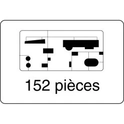 Heller 1:400 Foch Model Kit -Professional Model Toy Store heller he81071 1 400 foch 3