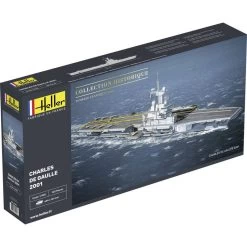 Heller 1:400 Charles De Gaulle Aircraf Carrier Model Kit