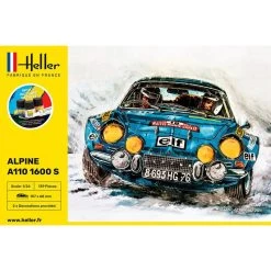 Heller STARTER KIT Alpine A110 1600 S 1/24 Model Kit 10 Heller STARTER KIT Alpine A110 1600 S 1/24 Model Kit -Professional Model Toy Store heller hell56745 starter kit alpine a110 1600 s 1 24 2