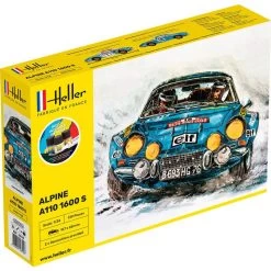 Heller STARTER KIT Alpine A110 1600 S 1/24 Model Kit