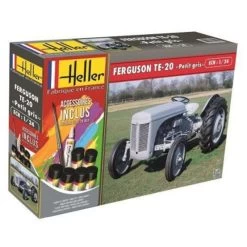 Heller Starter Kit Ferguson Te-20 Small Gray Model Kit