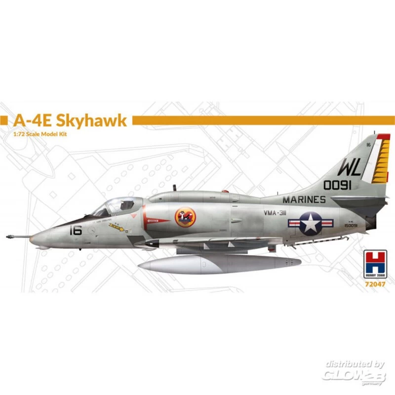 A-4E Skyhawk Model Kit 3 A-4E Skyhawk Model Kit