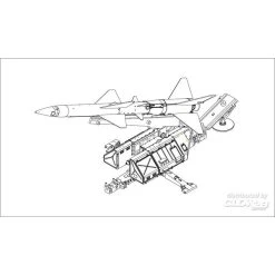 Sam-2 Missile With Launcher Cabin Model Kit