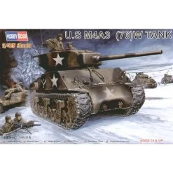 US M4A3 76 (W) Tank Model Kit