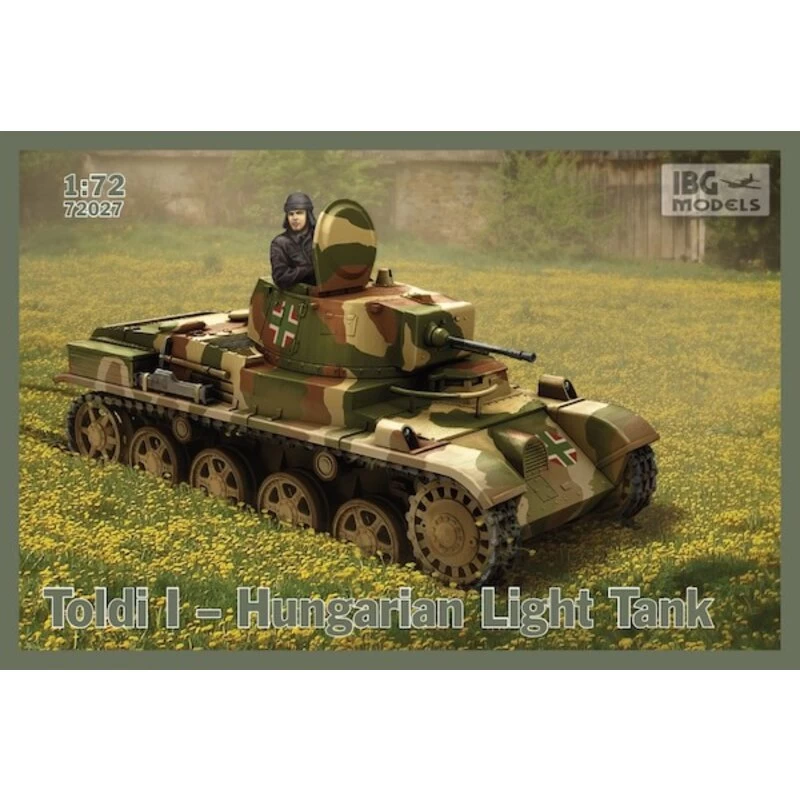 Toldi I Hungarian Light Tank Model Kit 3 Toldi I Hungarian Light Tank Model Kit