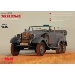 ICM Typ G4 (Kfz.21), WWII German Staff Car Model Kit