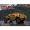 ICM German Sd.Kfz.261 German Radio Communication Vehicle Photo-etched Parts Are Included2 Versions Decal Sheet Is Included -Professional Model Toy Store icm icm48194 german sd kfz 261 german radio communication vehicle p