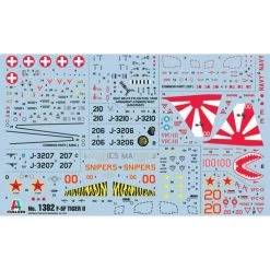 Italeri F-5F Tiger Tandem Model Kit -Professional Model Toy Store italeri i1382 f 5f tiger tandem 1