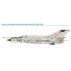 Italeri MiG-21 Bis Fishbed Model Kit -Professional Model Toy Store italeri i1427 mig 21 bis fishbed 4