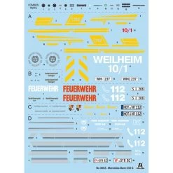 Italeri Mercedes G230 Fire Brigade Model Kit -Professional Model Toy Store italeri i3663 mercedes g230 fire brigade 2