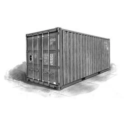 Italeri Container 20 Model Kit