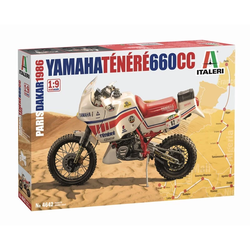 Italeri Yamaha Ténéré 660cc Model Kit 3 Italeri Yamaha Ténéré 660cc Model Kit