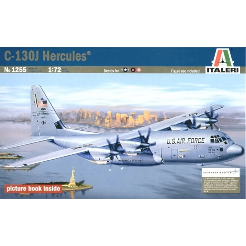 Italeri Lockheed C-130J Hercules Model Kit 3 Italeri Lockheed C-130J Hercules Model Kit