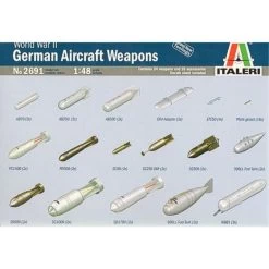 Italeri German Aircraft Weapons WWII Model Kit