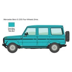 Italeri Mercedes Benz G 230 Model Kit -Professional Model Toy Store italeri it3640 mercedes benz g 230 5