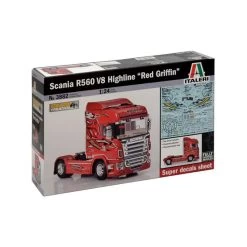 Italeri: 1/24 Scania R560 V8 Red Griffin Model Kit