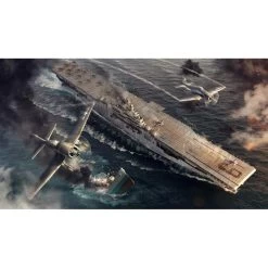 Italeri: 1/700 Wow U.s.s. Essex Model Kit -Professional Model Toy Store italeri ita46503 italeri 1 700 wow u s s essex 1