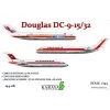 Douglas DC-9-15/32 Limited Plastic Kit For DC-9 In German Service: DC-9-15 Germanair And DC-9-32 Aero Lloyd - Plastic Is Fly + D -Professional Model Toy Store karaya ky14408 douglas dc 9 15 32 limited plastic kit for dc 9 in germ