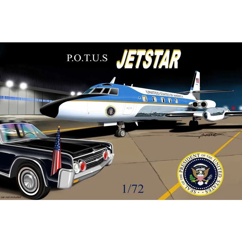 Lockheed Jetstar P.O.T.U.S. Model Kit 3 Lockheed Jetstar P.O.T.U.S. Model Kit