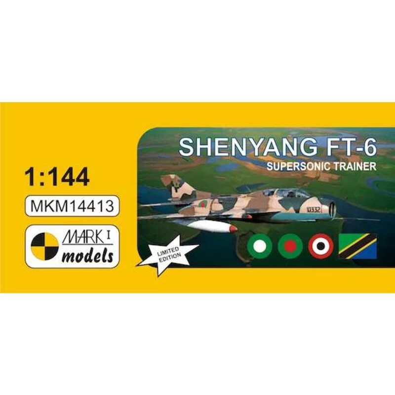 Shenyang FT-6 'Supersonic Trainer' (Pakistan, Bangladesh, Tanzania, Egypt) Model Kit 3 Shenyang FT-6 'Supersonic Trainer' (Pakistan, Bangladesh, Tanzania, Egypt) Model Kit