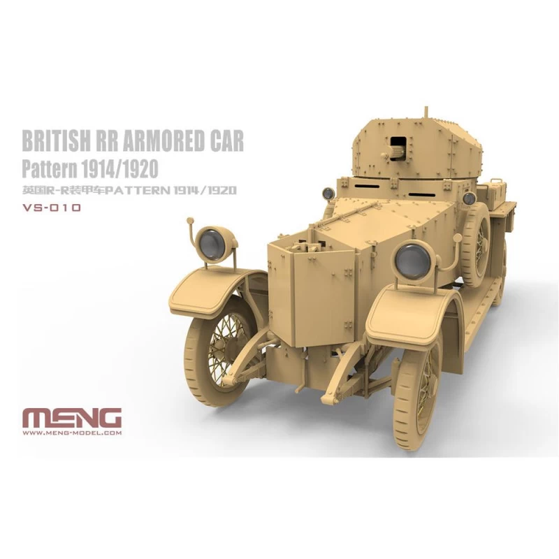 MENG MODEL: 1/35; British RR Armored Car Pattern 1914/1920 Model Kit 4 MENG MODEL: 1/35; British RR Armored Car Pattern 1914/1920 Model Kit - Image 2