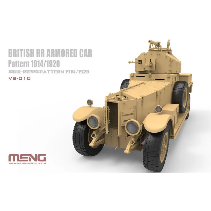 MENG MODEL: 1/35; British RR Armored Car Pattern 1914/1920 Model Kit 5 MENG MODEL: 1/35; British RR Armored Car Pattern 1914/1920 Model Kit - Image 3
