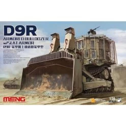 D9R Armored Bulldozer With Slat Armor Model Kit