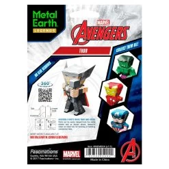 Metal Earth Thor Metal Model Kit -Professional Model Toy Store metal earth 5060004 thor 3