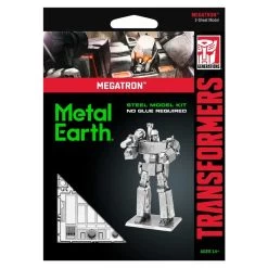 Metal Earth MetalEarth: TRANSFORMERS / MEGATRON 4.5x5.3x9.5cm, Metal 3D Model With 2 Sheets, On Card 12x17cm, 14+ -Professional Model Toy Store metal earth 5060303 metalearth transformers megatron 4 5x5 3x9 5cm 1 2