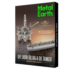 Metal Earth Petro Platform Gift Box Metal Model Kit 8 Metal Earth Petro Platform Gift Box Metal Model Kit -Professional Model Toy Store metal earth 5060378 petro platform gift box 2