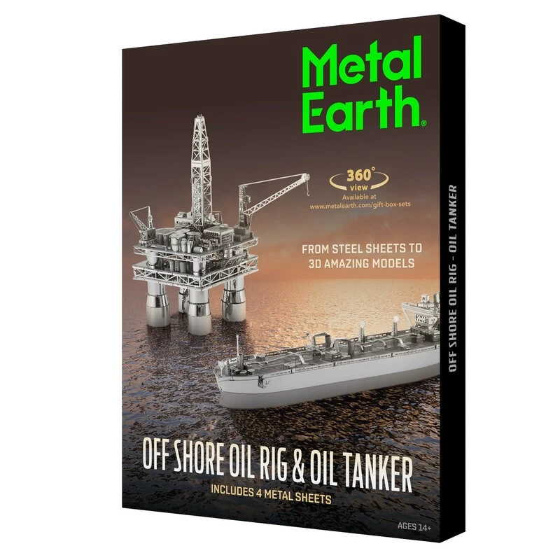 Metal Earth Petro Platform Gift Box Metal Model Kit 5 Metal Earth Petro Platform Gift Box Metal Model Kit - Image 3