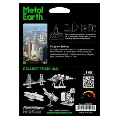 Metal Earth Chrysler Building Metal Model Kit 7 Metal Earth Chrysler Building Metal Model Kit -Professional Model Toy Store metal earth 5061009 chrysler building 2