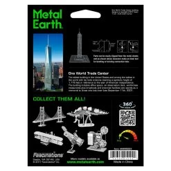 Metal Earth One World Trade Center Metal Model Kit -Professional Model Toy Store metal earth 5061024 one world trade center 2