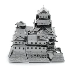 Metal Earth MetalEarth Architecture: HIMEJI CASTLE 7.2x6.9x6cm, Metal 3D Model With 3 Sheets, On Card 12x17cm, 14+ -Professional Model Toy Store metal earth 5061055 metalearth architecture himeji castle 7 2x6 9x6cm 3