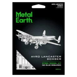 Metal Earth MetalEarth Aviation: BOMBARDIER LANCASTER 13.08x8.72x2.58cm, Metal 3D Model With 1 Sheet, On Card 12x17cm, 14+ -Professional Model Toy Store metal earth 5061067 metalearth aviation bombardier lancaster 13 08x8 1 2