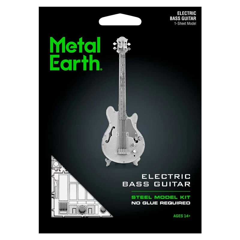 Metal Earth MetalEarth Music: LOWER GUITAR 11.6x4x3.2cm, Metal 3D Model With 1 Sheet, On Card 12x17cm, 14+ 5 Metal Earth MetalEarth Music: LOWER GUITAR 11.6x4x3.2cm, Metal 3D Model With 1 Sheet, On Card 12x17cm, 14+ - Image 3