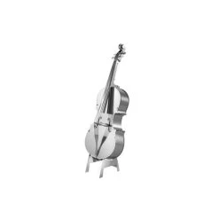 Metal Earth MetalEarth Music: VIOLIN BASS 3.7x2.2x11.7cm, Metal 3D Model With 1 Sheet, On Card 12x17cm, 14+