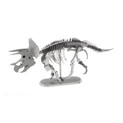 Metal Earth MetalEarth Dinosaurs: TRICERATOPS SKELETTE, Metal 3D Model With 2 Sheets, On Card 12x17cm, 14+