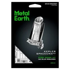 Metal Earth MetalEarth Aviation: KEPLER SPACECRAFT, Metal 3D Model With 1 Sheet, On Card 12x17cm, 14+ -Professional Model Toy Store metal earth 5061107 metalearth aviation kepler spacecraft metal 3d m 2