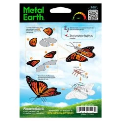 Metal Earth Butterfly Monarch Metal Model Kit 7 Metal Earth Butterfly Monarch Metal Model Kit -Professional Model Toy Store metal earth 5061123 butterfly monarch 2