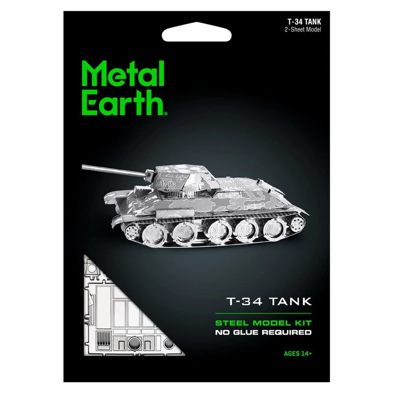 Metal Earth T-34 Tank Metal Model Kit 4 Metal Earth T-34 Tank Metal Model Kit - Image 2