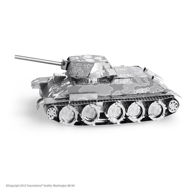 Metal Earth T-34 Tank Metal Model Kit 3 Metal Earth T-34 Tank Metal Model Kit