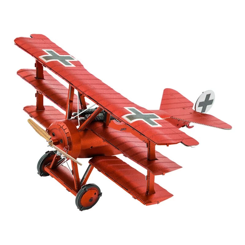 Metal Earth Tri-wing Fokker Baron Von Richthofen Metal Model Kit 3 Metal Earth Tri-wing Fokker Baron Von Richthofen Metal Model Kit