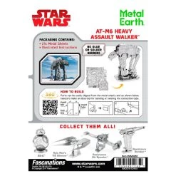 Metal Earth EP8 - AT-M6 Heavy Assault Walk Metal Model Kit 7 Metal Earth EP8 - AT-M6 Heavy Assault Walk Metal Model Kit -Professional Model Toy Store metal earth 5061285 ep8 at m6 heavy assault walk 2
