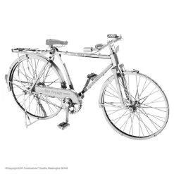 Metal Earth MetalEarth: ICONX - CLASSIC BICYCLE 14.61x4.45x7.62cm, Metal 3D Model With 2 Sheets, In Box 13,5x22x2cm, 14+ -Professional Model Toy Store metal earth 5061300 metalearth iconx classic bicycle 14 61x4 45x7 6 1